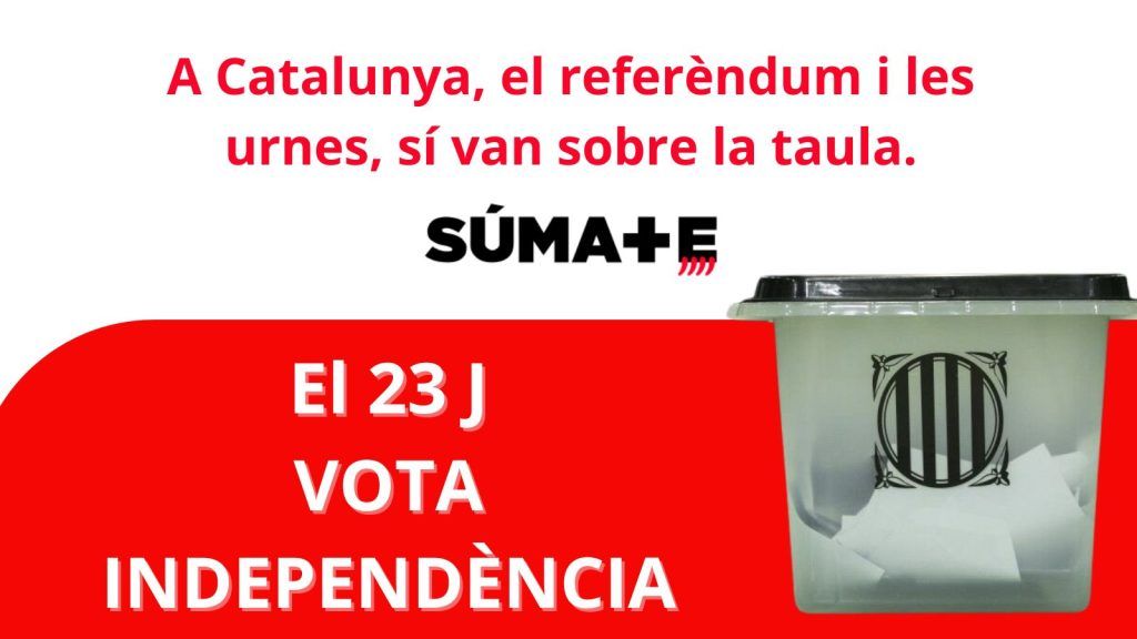 El 23J vota en consciencia. Defiende con tu voto Cataluña